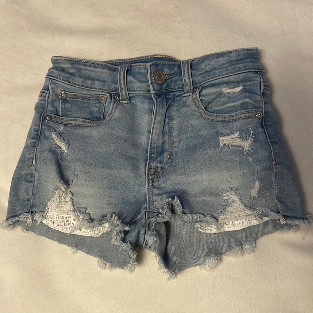 American eagle jean shorts